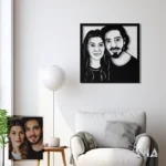 Couple's Eternal Bond Metal Art