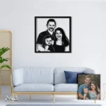 Family Photo Metal Art